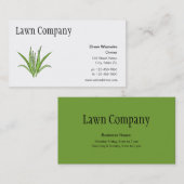 Visitekaartje voor graszorg of landschapsontwerp (Voorkant / Achterkant)