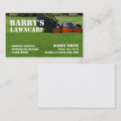 Visitekaartje voor graszorg of landschapsontwerp (Voorkant / Achterkant)