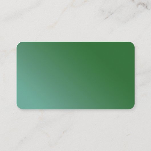 Visitekaartje voor groene schoonmaakservice (Achterkant)