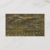 Visitekaartje voor groene snakeskin (Achterkant)