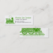 Visitekaartje voor groene stoomrestaurateur (Voorkant / Achterkant)