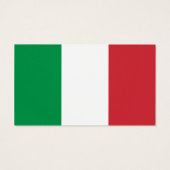 Visitekaartje voor groene witte en rode Italiaanse (Achterkant)