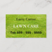 Visitekaartje voor groengrasgrasvergroening (Voorkant)
