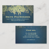 visitekaartje voor grunge design (Voorkant / Achterkant)