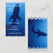 Visitekaartje voor haaienaanvallen (Voorkant / Achterkant)