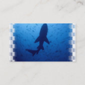 Visitekaartje voor haaienaanvallen (Achterkant)