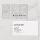 visitekaartje voor handdiensten met beton (Voorkant / Achterkant)