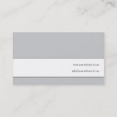 Visitekaartje voor hedendaags monogram (Achterkant)