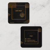 visitekaartje voor hedendaagse grafische vormgevin (Voorkant / Achterkant)