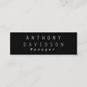 Visitekaartje voor hedendaagse Skinny Grey Manager