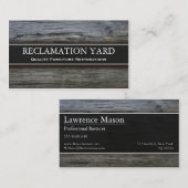 Visitekaartje voor hergebruik/redding van gaard (Voorkant / Achterkant)