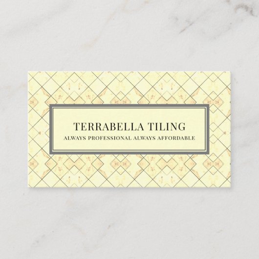 Visitekaartje voor het aanbrengen van vloerkleppen (Voorkant)