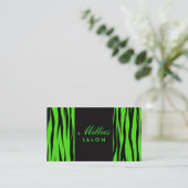 Visitekaartje voor het afdrukken van dieren (Staand voorkant)