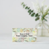 Visitekaartje voor het afdrukken van paspoortstemp (Staand voorkant)