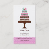 Visitekaartje voor het bakken en bakken (Voorkant)