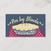 Visitekaartje voor het bakken van appeltaart (Voorkant)