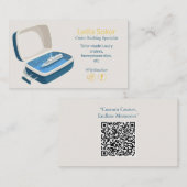 Visitekaartje voor het boeken van luxe cruises (Voorkant / Achterkant)