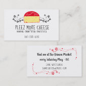 Visitekaartje voor het cateren van kwarts met hand (Voorkant / Achterkant)