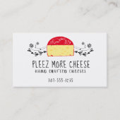 Visitekaartje voor het cateren van kwarts met hand (Voorkant)