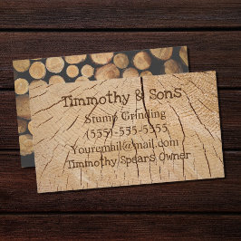 Visitekaartje voor het gemalen pomp