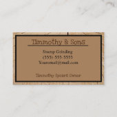 Visitekaartje voor het gemalen pomp (Voorkant)