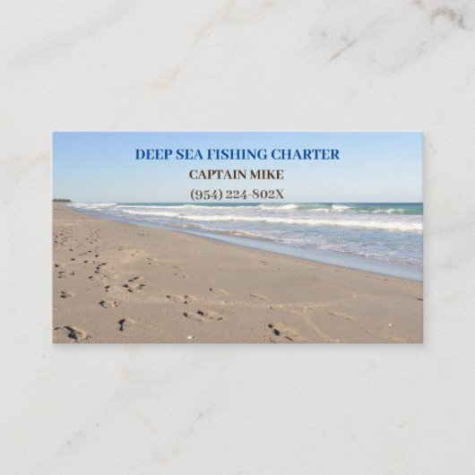 Visitekaartje voor het Gevist oceaanhandvest (Voorkant)