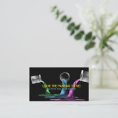 Visitekaartje voor het gieten van verf (Staand voorkant)