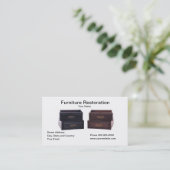 Visitekaartje voor het herstel van meubilair (Staand voorkant)