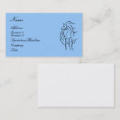 Visitekaartje voor het illustreren van paarden (Voorkant / Achterkant)