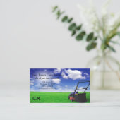 Visitekaartje voor het introduceren van een blauwe (Staand voorkant)