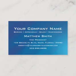 Visitekaartje voor het juiste luchtruim