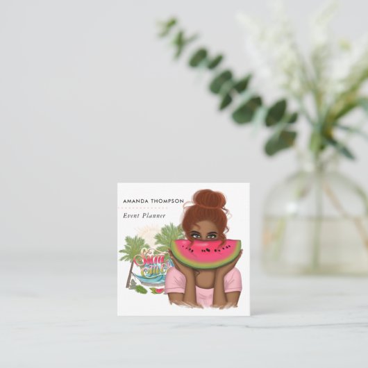 Visitekaartje voor het kantelen van de zomerevenem (Staand voorkant)