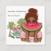 Visitekaartje voor het kantelen van de zomerevenem (Voorkant)