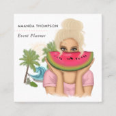 Visitekaartje voor het kantelen van de zomerevenem (Voorkant)