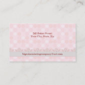 Visitekaartje voor het koken (Achterkant)