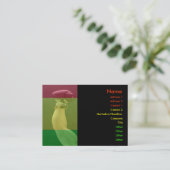 Visitekaartje voor het koken (Staand voorkant)