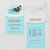 Visitekaartje voor het kweken van paddestoelen afsprakenkaartje (Voorkant / Achterkant)