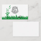 Visitekaartje voor het maaien van gras (Voorkant / Achterkant)