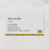 Visitekaartje voor het maken van tapehandgereedsch (Achterkant)