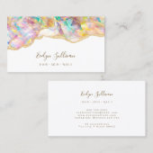 visitekaartje voor het ontwerp van de open grens (Voorkant / Achterkant)