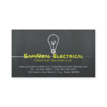 Visitekaartje voor het ontwerpen van een lightlamp