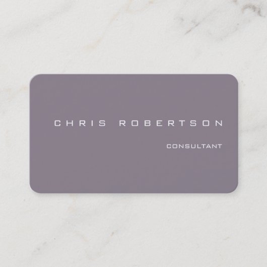 Visitekaartje voor het opladen van metallische rot (Voorkant)