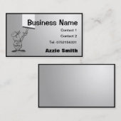 Visitekaartje voor het reinigen/decorteren van ven (Voorkant / Achterkant)