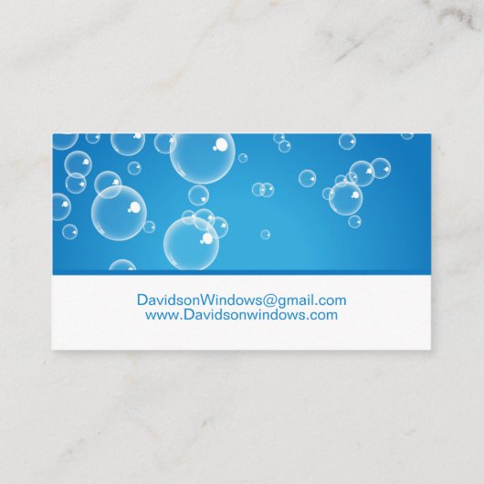 Visitekaartje voor het reinigen van ruw water (Achterkant)