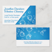 Visitekaartje voor het reinigen van ruw water (Voorkant / Achterkant)