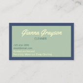 Visitekaartje voor het reinigen van spuitflessen (Achterkant)