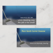 Visitekaartje voor het reinigen van tapijten (Voorkant / Achterkant)