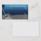 Visitekaartje voor het reinigen van tapijten (Voorkant / Achterkant)