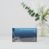 Visitekaartje voor het reinigen van tapijten (Staand voorkant)