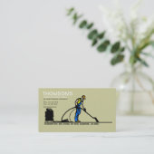 Visitekaartje voor het reinigen van tapijten (Staand voorkant)